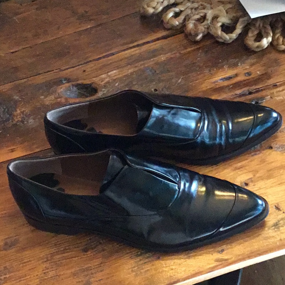 Marlene Birger Pointed Toe Loafers